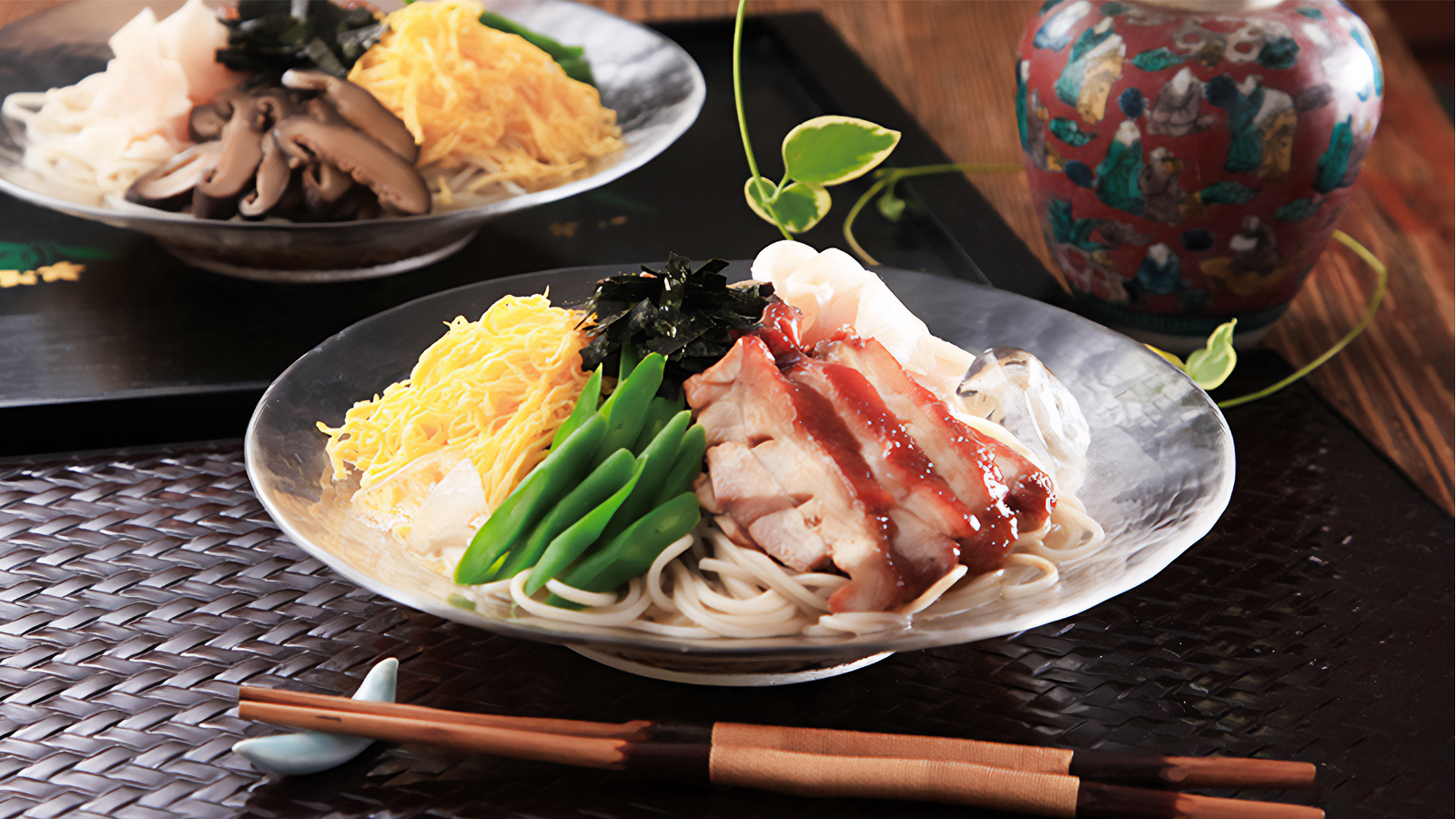 冷しちらし蕎麦