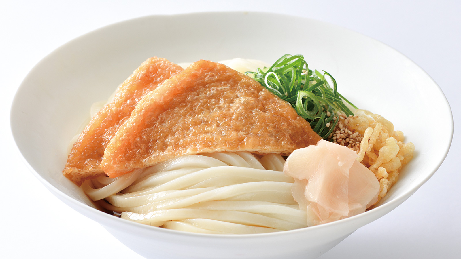 冷しきつねうどん