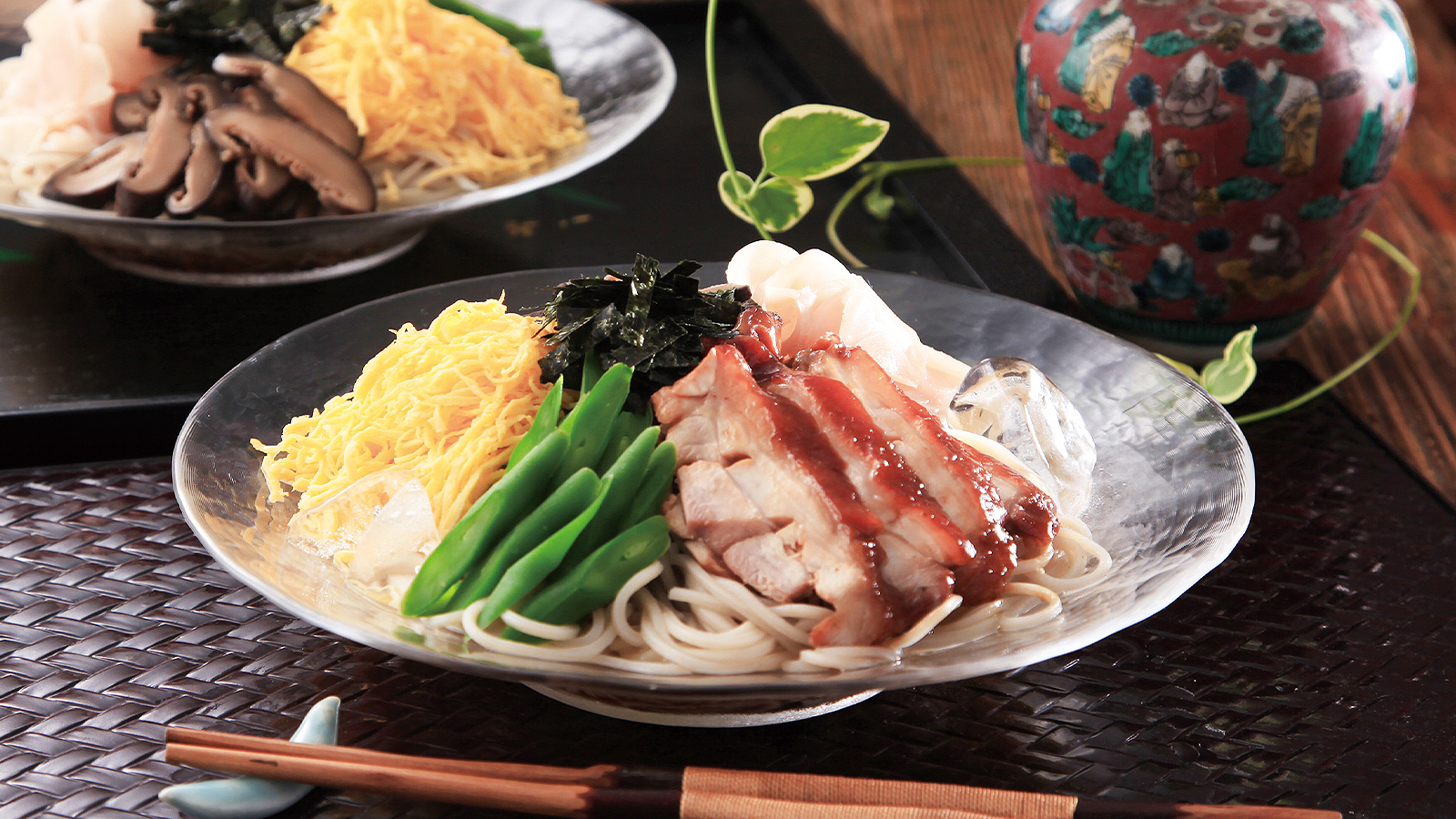 冷しちらし蕎麦